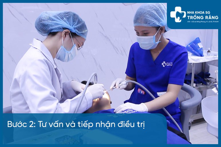 Bước 2 dán răng sứ veneer