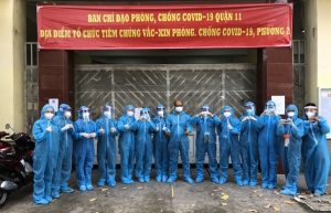 Nha khoa trồng răng sài gòn tham gia tình nguyện chiến dịch tiêm vacxin covid-19