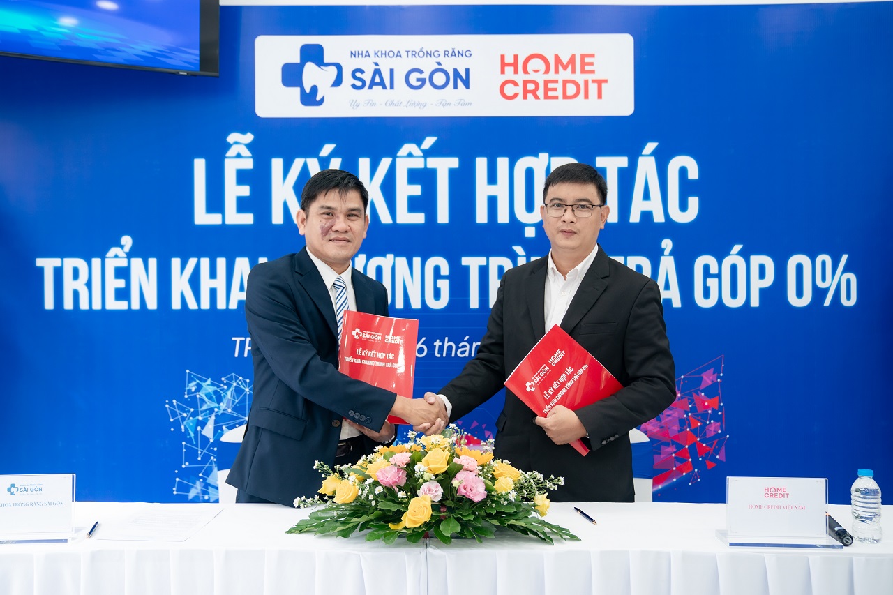 le ky ket hop tac nha khoa trong rang sai gon va home credit 1 Nha Khoa Trồng Răng Sài Gòn và Home Credit hợp tác triển khai chương trình trả góp 0%
