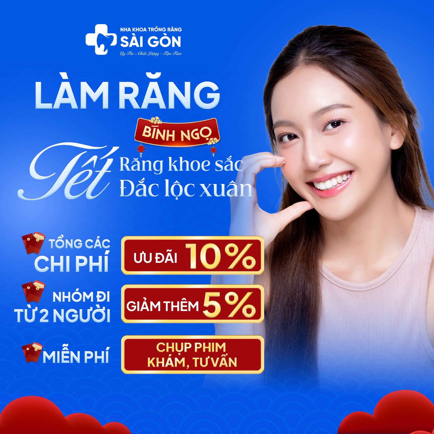Làm răng đón tết - Răng khoe sắc, đắc lộc xuân